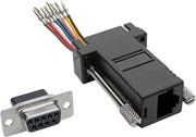 Tripp Lite DB9 to RJ45 Modular Serial Adapter F/F RS-232 RS-422 RS-485 (P440-89FF)