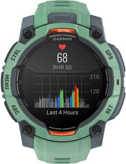 Garmin Instinct 3 – 45mm Outdoor GPS Smartwatch, AMOLED, Neo Tropic