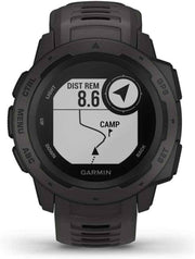 Garmin Instinct Rugged Outdoor GPS Watch – Heart Rate Monitoring, Glonass & Galileo, Compass, Graphite