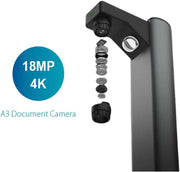 IRIScan Desk 7 PRO Scanner Document Camera a3 Scanner: 4K UltraHD|18MP|600dpi|visualizer|Library Scanner|Portable Scanner|Book Scanner|AI Curve Flattening|Finger Hiding|Win Mac
