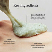 ARENCIA Deep Pore Rice Cake Cleanser – Salicylic Acid, Green Tea & LHA for Gentle Exfoliation & Pore Care