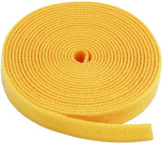 Monoprice Hook & Loop Fastening Tape 5 Yard/roll, 0.75-inch - Yellow (105832)