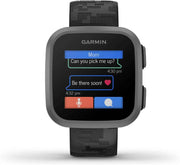 Garmin Bounce™ Kids Smartwatch with GPS – 2-Way Text & Voice Messaging, Location Tracking, Parental Controls – Black Camo