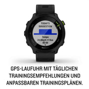 Garmin Forerunner 55 GPS Running Smartwatch – Black