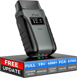 XTOOL Anyscan A30D OBD2 Scanner Diagnostic Tool - Bidirectional Scan Tool Wireless - Lifetime Updates & 19 Resets Crank Sensor EPB Throttle Relearn - Full System Car Code Reader for iPhone & Android