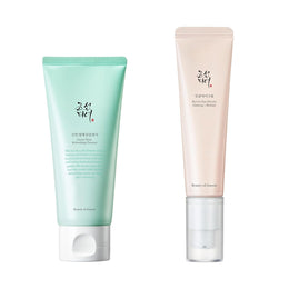 Beauty of Joseon Green Plum Refreshing Cleanser Gel (100ml) + Revive Eye Serum with Retinal & Niacinamide – Korean Skincare Bundle for Gentle Cleansing, Hydration & Anti-Aging