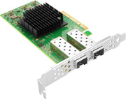 for Mellanox ConnectX4 LX 25Gb Ethernet Network Adapter, Compare to MCX4121A-ACAT, Dual SFP28 Ports PCIe 3.0X8, RDMA, 25Gigabit NIC for Windows/Windows Server/Linux