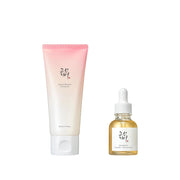 Beauty of Joseon Exfoliating Duo – Apricot Blossom Peeling Gel + Glow Serum with Niacinamide & BHA