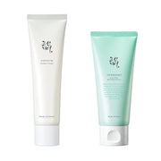 Beauty of Joseon Dynasty Cream (50ml) & Green Plum Refreshing Cleanser Gel – Hydrating Korean Moisturizer + Gentle Deep Pore Cleanser Duo