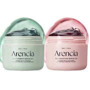 ARENCIA Overnight Face Mask Serum Duo – Glow Hyssop & Red Collagen Serums for Glass Skin, Deep Hydration & Anti-Aging