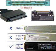 U.2 SFF-8639 Host Adapter to NVMe Ruler 1U GEN-Z EDSFF 2C 8X Short SSD PM983 E1.L Carrier Adapter