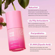 Sand & Sky Dark Spot Corrector Serum – Bakuchiol & Glycolic Acid for Hyperpigmentation & Wrinkles, 1 oz