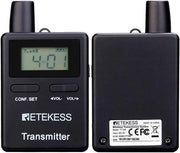 Retekess TT109 Wireless Tour Guide Transmitter,Headset Microphone,50 Channel,Church Translation System,Interpretation,Training,Court(1 Transmitter)