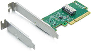 10Gtek MCIO(74pin) 8i to PCIe X8 Adapter, Gen5 PCIe5.0