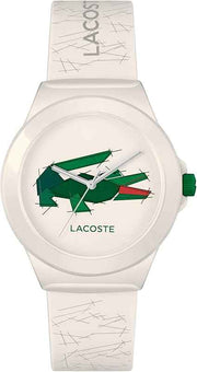 Lacoste Neocroc Quartz Watch – Unisex Silicone Strap, 5ATM Water Resistant, Minimalist Fashion Timepiece (38mm/42mm)