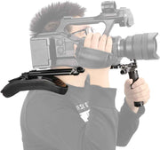 NICEYRIG 15mm Shoulder Mount Easy Movie Making Kit, Universal Shoulder Pad Rig DSLR Video Camera 15mm Rod Support System for Sony FS7/FS5/FX6/FX9/PXW-Z280-Z280V-Z190-Z150 and Panasonic - 542
