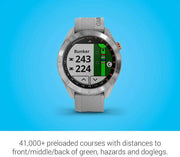 Garmin Approach S40 GPS Golf Smartwatch – Lightweight, Stylish Design with 1.2