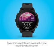 Garmin Forerunner 955 Solar GPS Running Smartwatch – Triathlon Ready, Long-Lasting Battery, Black