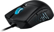 ASUS ROG Gladius III Wired Gaming Mouse, 19K Optical Sensor, 19,000 DPI, 6 Programmable Buttons, RGB Lighting, ROG Switch Socket Design, Swappable Switches, Ergonomic, Black