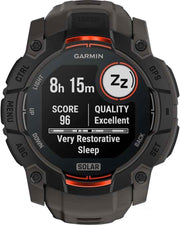 Garmin Instinct 3 50mm Solar GPS Smartwatch | Outdoor Rugged Smartwatch, Solar Charging, Black/Charcoal