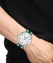 Lacoste Deuce Men’s Quartz Chronograph Watch – Eco-Friendly Stainless Steel & Recycled Ocean Waste Strap, 44mm