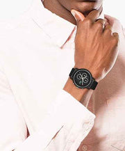 Lacoste 12.12 Men’s Chronograph Watch – Black Gold, TR90 Case, Silicone Strap, Quartz Movement – Premium Sporty Fashion Timepiece