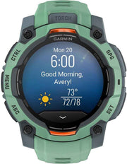 Garmin Instinct 3 – 45mm Outdoor GPS Smartwatch, AMOLED, Neo Tropic