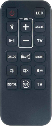 Replace Remote Control Compatible with Klipsch Cinema 600 Sound Bar & BAR 48 BAR48 Soundbar