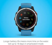 Garmin quatix® 7 Standard Edition – Marine GPS Smartwatch with Tide Alerts & Waypoint Marking