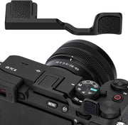 A7C II R Thumb Grip, Aluminum Alloy Metal Thumb Up Grip for Sony A7CII A7CR A7C2 with Hot Shoe Cover Protector Thumb Rest Support Holder, Not Affect The Use of Alpha 7CII Alpha 7CR Buttons -Black