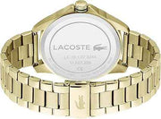 Lacoste Le Croc Men’s Quartz Watch – Yellow Gold Ionic-Plated Steel Case & Link Bracelet – Premium Statement Timepiece