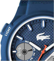 Lacoste LC33 Men’s Analog-Digital Watch – Silicone Strap, 10ATM Water Resistant, Sporty Luxury Timepiece (45mm)