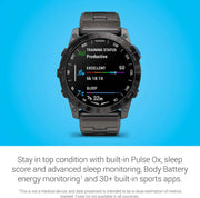 Garmin D2™ Mach 1 Pro Aviator Smartwatch with GPS Moving Map, Aviation Weather, AMOLED Display & Built-In Flashlight – Black