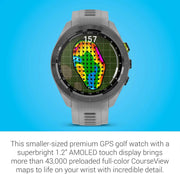 Garmin Approach S70 42mm Premium GPS Golf Watch – Powder Gray