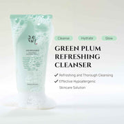 Beauty of Joseon Green Plum Refreshing Cleanser Gel (100ml) + Radiance Cleansing Balm (100ml) – Korean Skincare Duo for Gentle Exfoliation, Deep Cleansing & Hydration