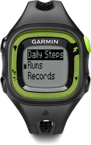 Garmin Forerunner 15 Small GPS Running Watch with Chest Strap HRM – Green/Black (Europe Version)