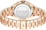 Lacoste Santorini Women’s Quartz Watch – 36mm Stainless Steel Wristwatch, 5 ATM Water Resistant, Elegant Nautical-Inspired Timepiece