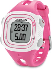 Garmin Forerunner 10 GPS Running Watch – White/Pink (010-01039-06, Australia Version) Lightweight Sports Watch with LCD Display