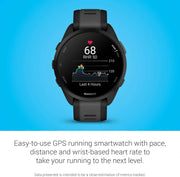 Garmin Forerunner 165 – Running Smartwatch with Colorful AMOLED Display, Training Metrics & Recovery Insights