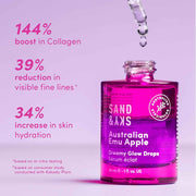 Sand & Sky Glow Drops Serum – Vitamin C, Hyaluronic Acid & Glow Berries, 30ml