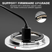 VILTROX E-Z Auto Focus Lens Mount Adapter Ring, for Sony E-Mount to Nikon Z-Mount Camera, Black