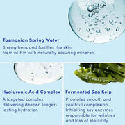 Sand & Sky Tasmanian Spring Water Hydrating Serum – Dual Hyaluronic Acid + Probiotics for Dry & Sensitive Skin, 1 fl oz
