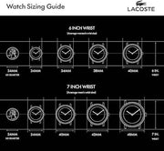 Lacoste 12.12 Men’s Chronograph Watch – White TR90 Case, Quartz Movement, Silicone Strap, Sporty Premium Design