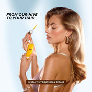 Gisou Refresh & Shine Set – Honey Infused Hair Oil & Perfume Duo for Shine, Frizz Control & Hydration