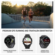 Garmin Forerunner 970 GPS Running & Triathlon Smartwatch – Carbon Gray DLC Titanium, 1.4” AMOLED Display