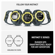 Garmin Instinct E 40mm Outdoor GPS Smartwatch – Electric Lime/Twilight | Rugged Design, 24/7 Health Monitoring, Up to 14-Day Battery Life | Bundle for Men