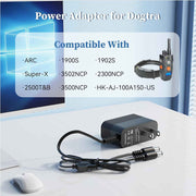 10V Adapter for Dogtra Charger Power Cord for Dogtra ARC 1900S 1902S Super-X 3502NCP 2300NCP 2500T&B 3500NCP Remote Trainer Collar HK-AJ-100A150-US Replacement Power Supply