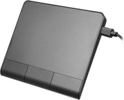 Perixx PERIPAD-506 Wired Slim USB Touchpad - Wired Detachable Touchpad for Desktop and Laptop User - Large Size 5.31x4.57x0.55 inches - Black