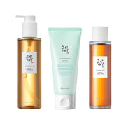Beauty of Joseon Cleansing & Moisture Trio – Ginseng Cleansing Oil, Green Plum Cleanser & Ginseng Essence Water