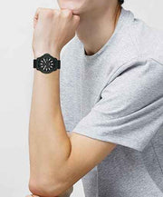 Lacoste.12.12 Scuba Men’s Quartz Watch – 43mm Diver-Inspired Case, Silicone Strap, 10ATM Water Resistance, Modern Sporty Design